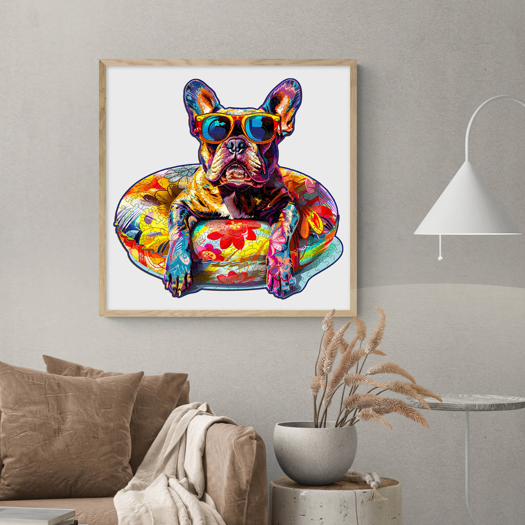 French Bulldog Wooden Jigsaw Puzzle