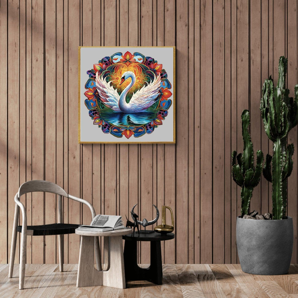 Beautiful Swan 1 Wooden Jigsaw Puzzle