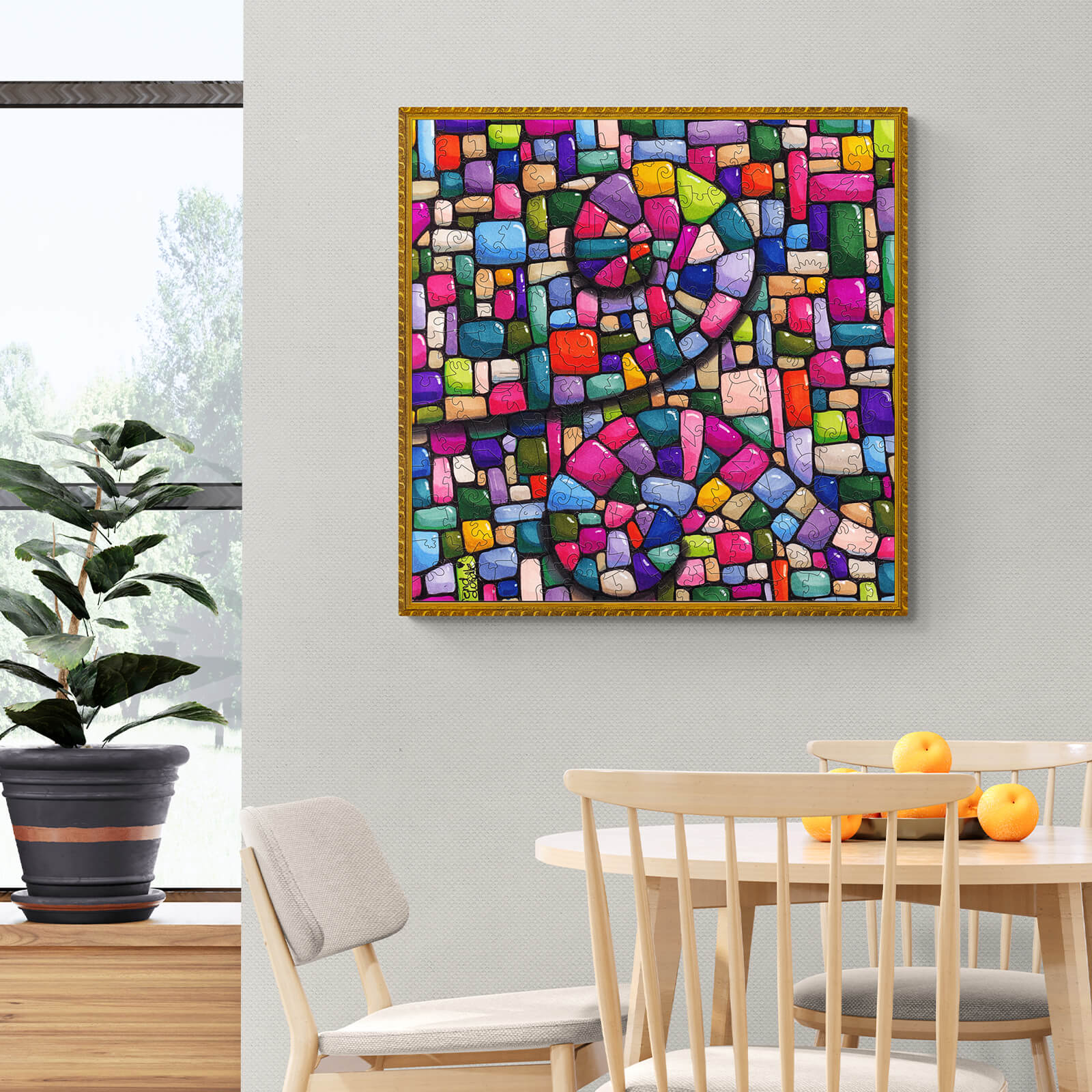 Swirl Wall - By Artist Erin Desjardine