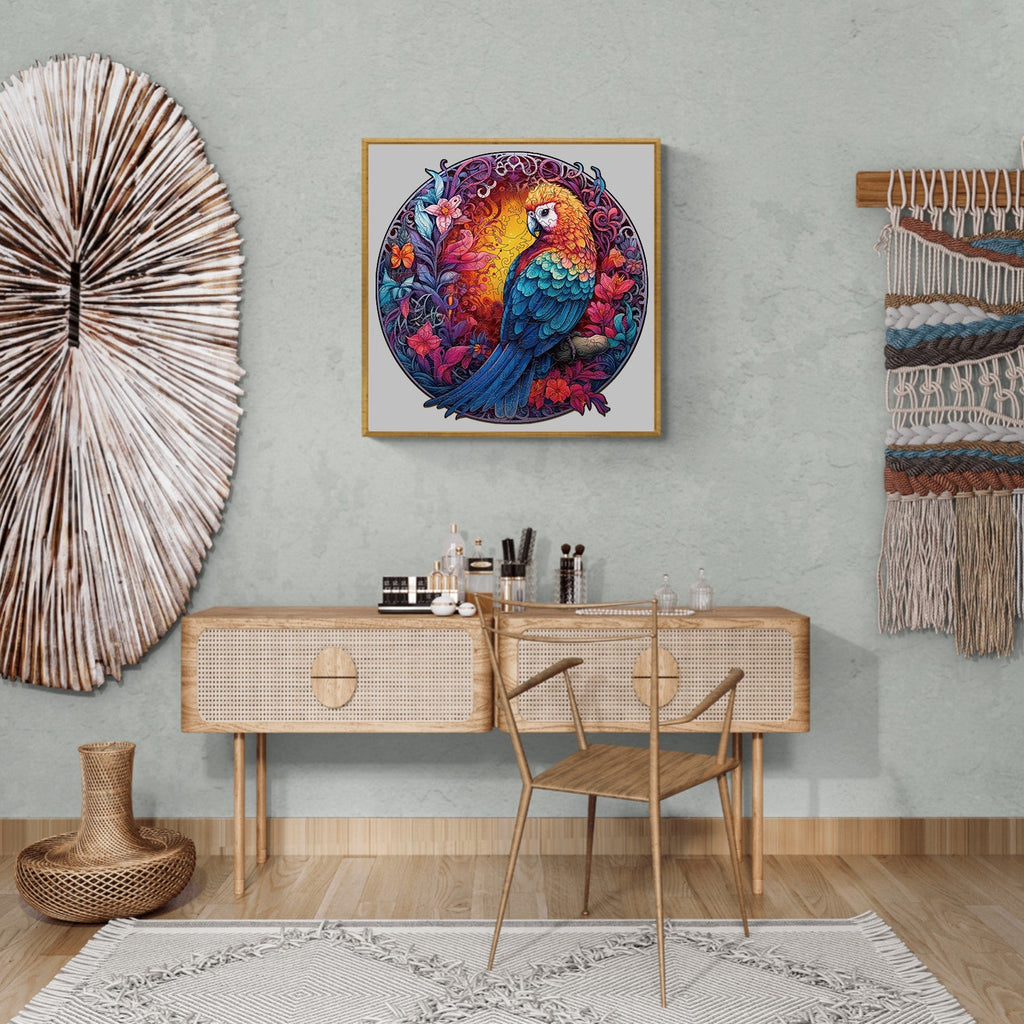 Beautiful Parrot Wooden Jigsaw Puzzle