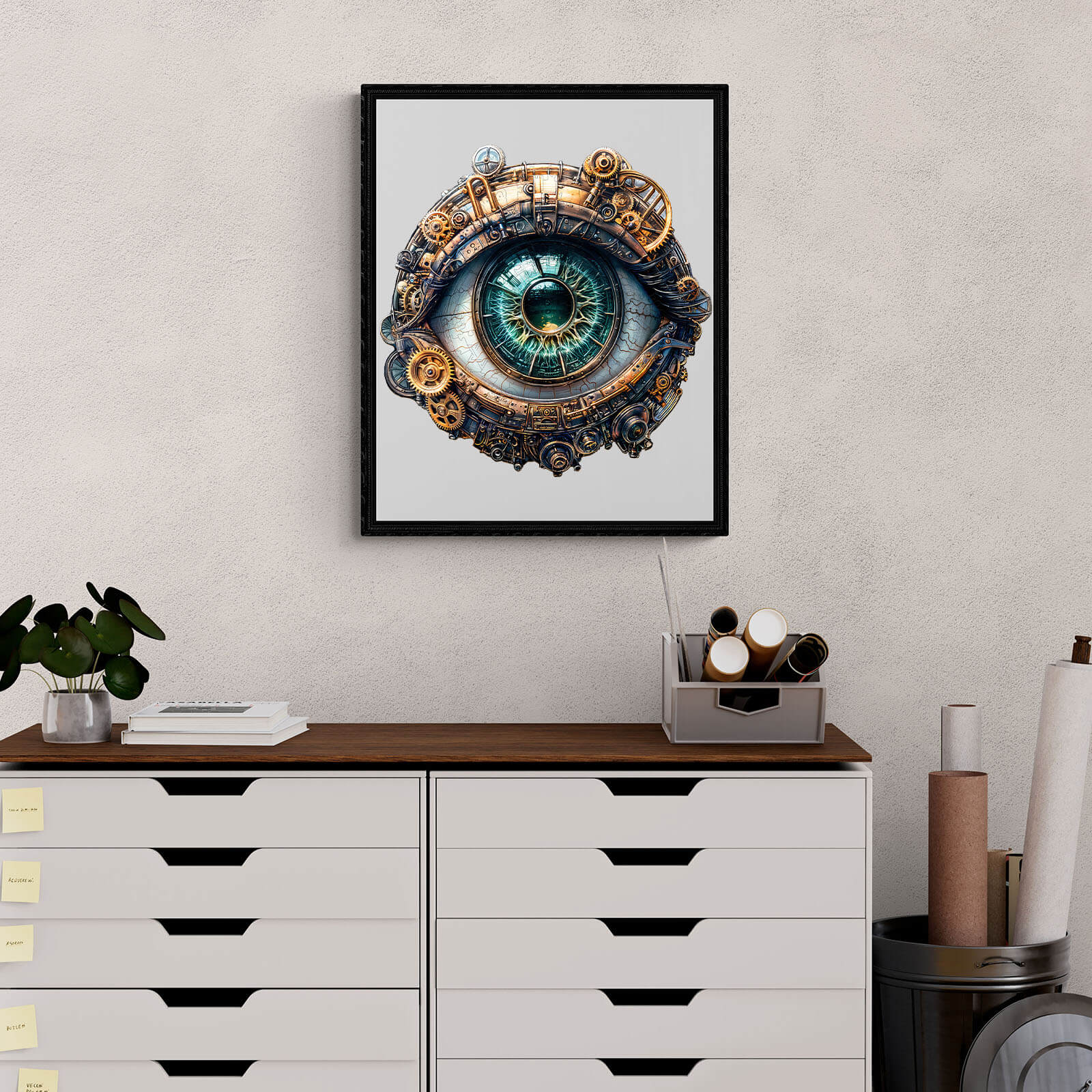 3D Mechanical eyes Wooden Jigsaw Puzzle