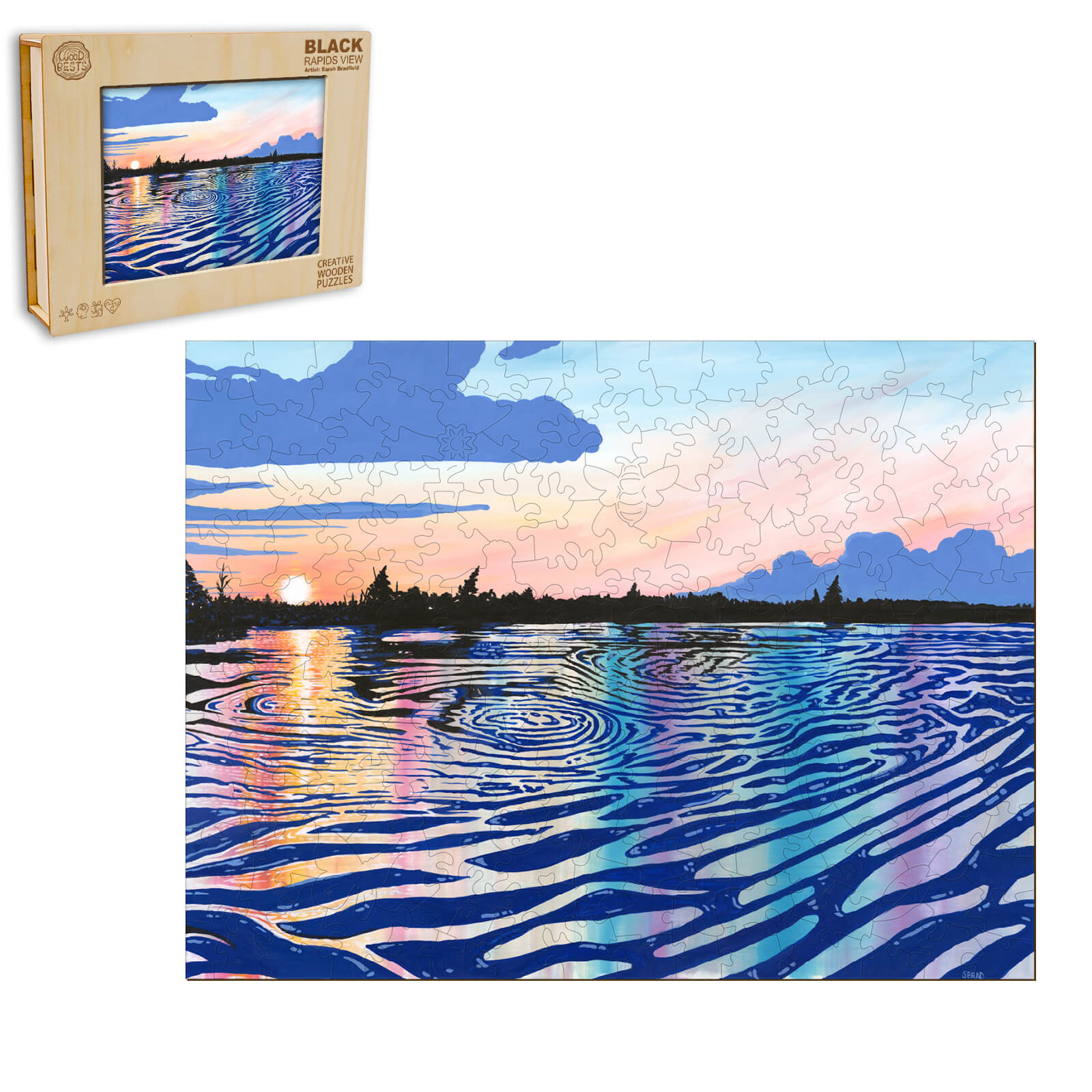 Black Rapids View - By Artist Sarah Bradfield