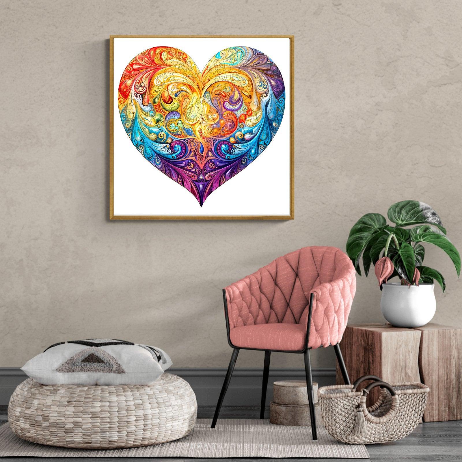 Sweet Heart Wooden Jigsaw Puzzle