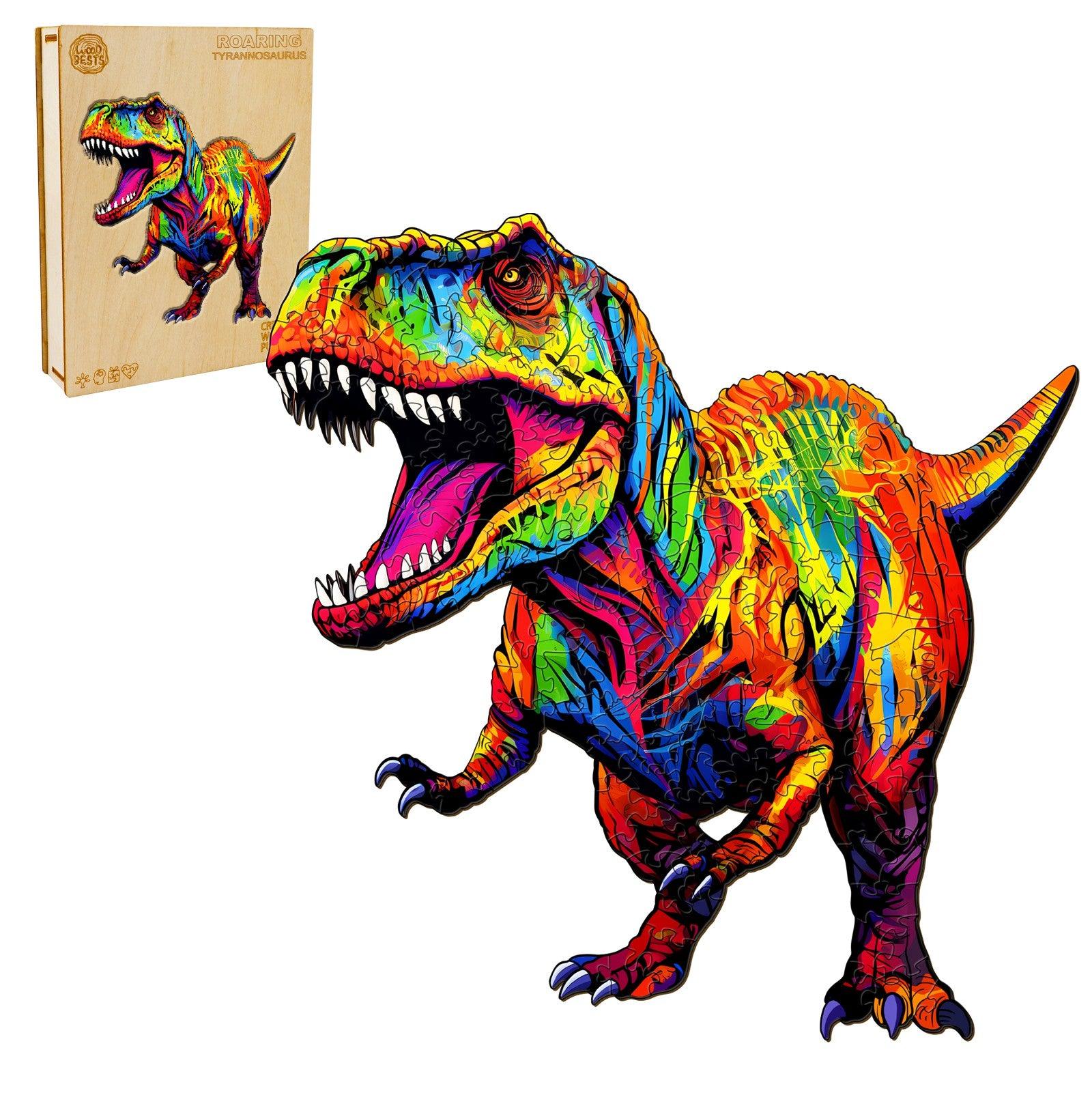 Roaring Tyrannosaurus Wooden Jigsaw Puzzle