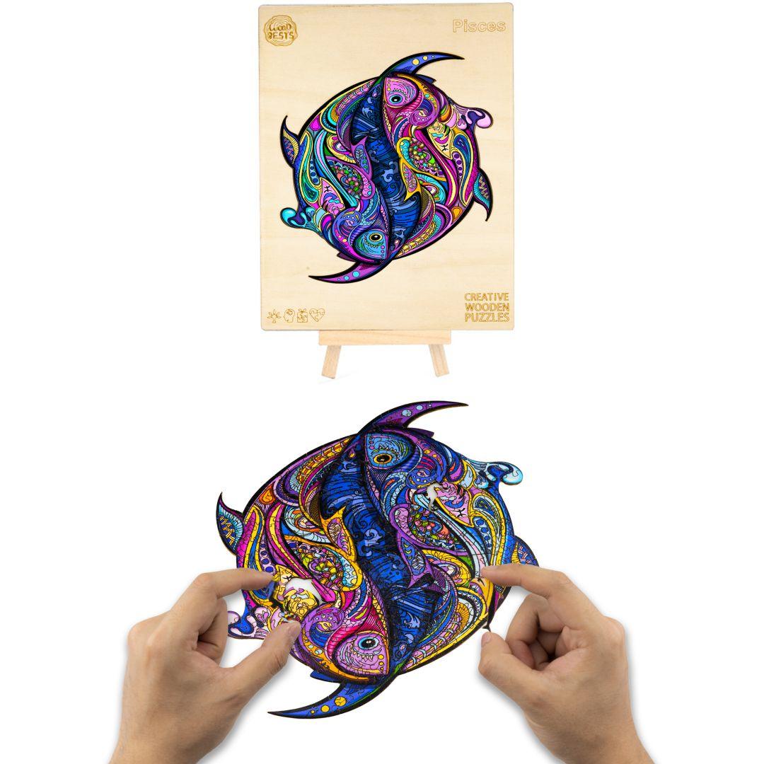 Constellation Pisces Wooden Jigsaw Puzzle