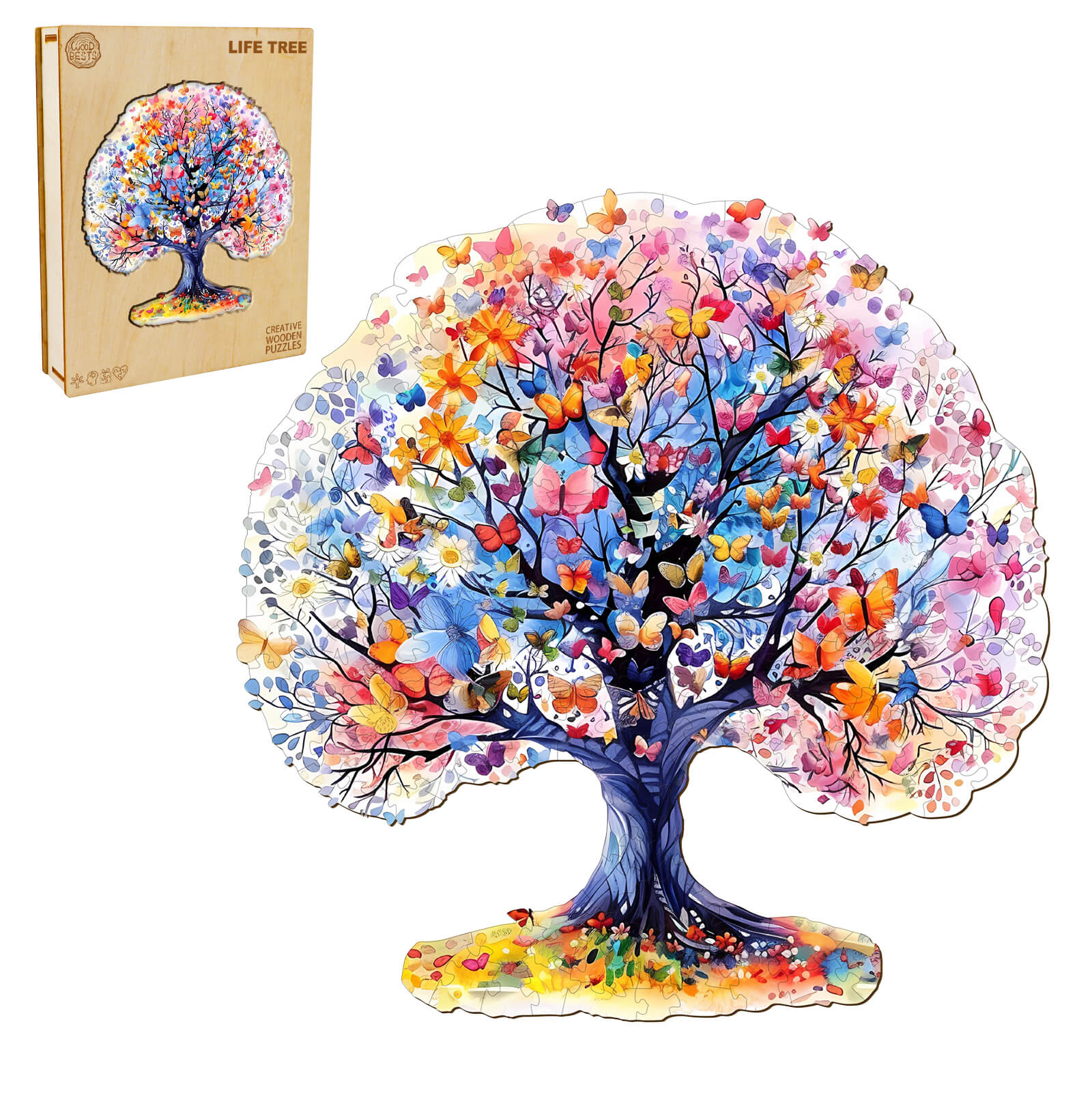 Life Tree Wooden Jigsaw Puzzle