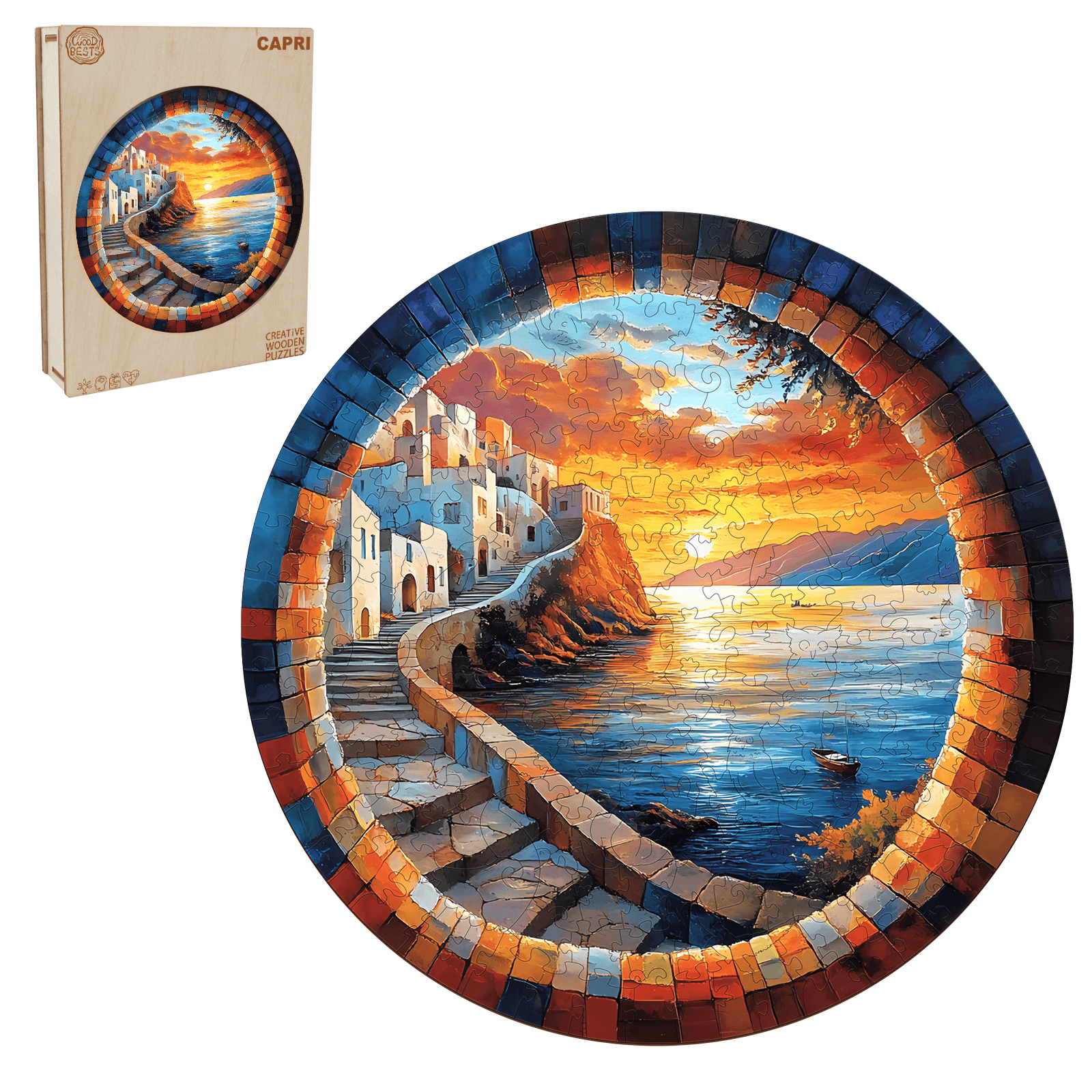 Capri Wooden Jigsaw Puzzle
