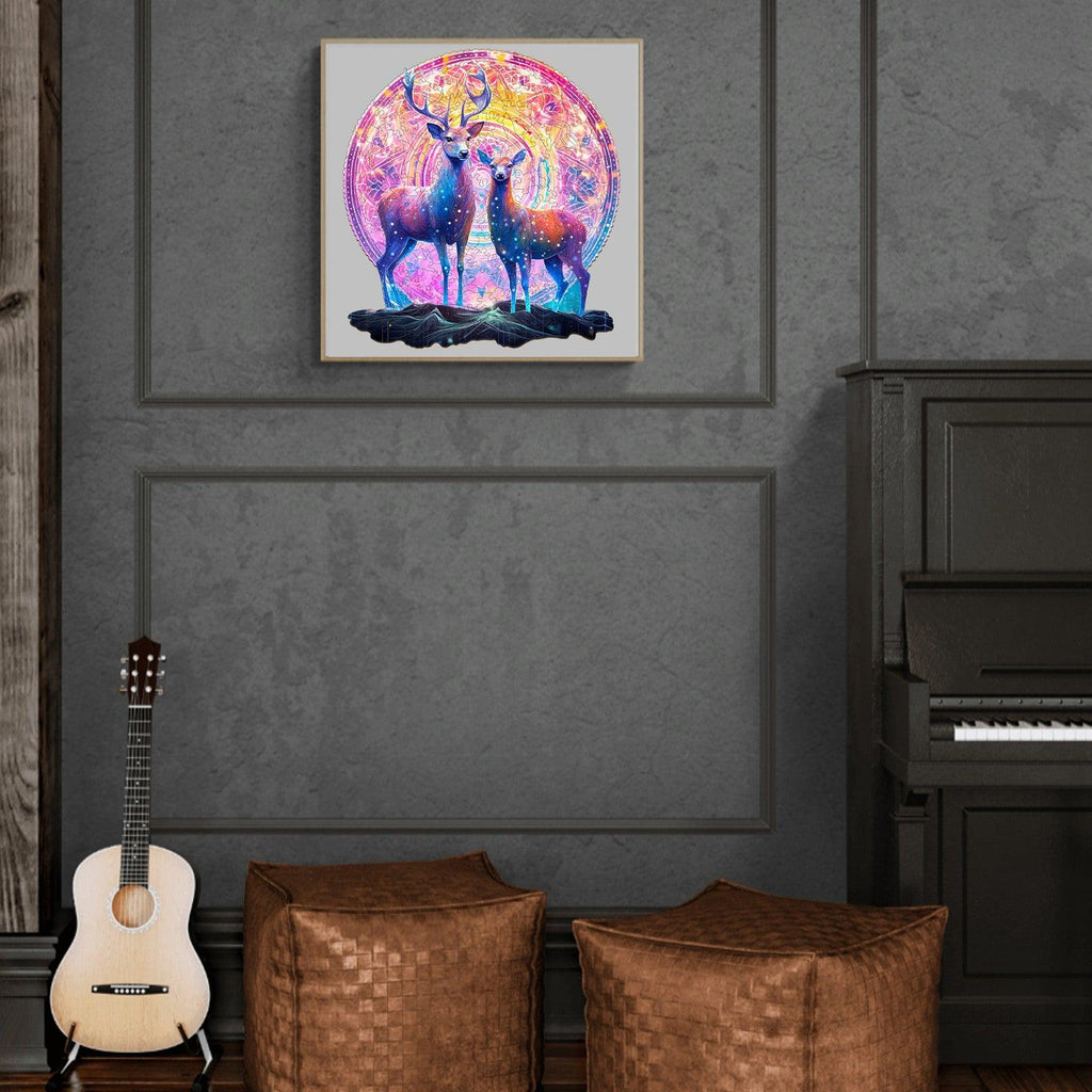 Moose Patron Saint Wooden Jigsaw Puzzle