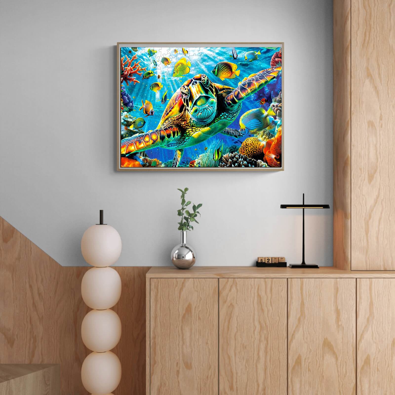 Turtle Explorer Wooden Jigsaw Puzzle