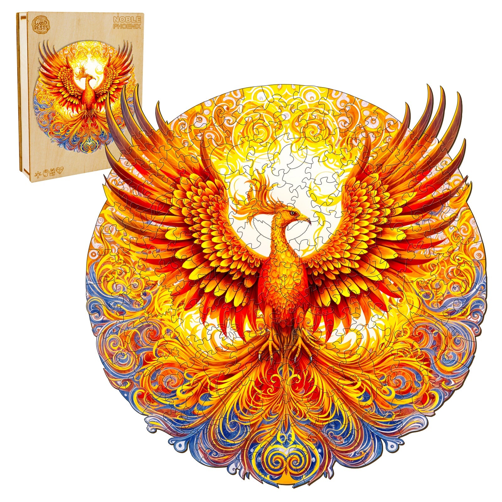 Noble Phoenix Wooden Jigsaw Puzzle