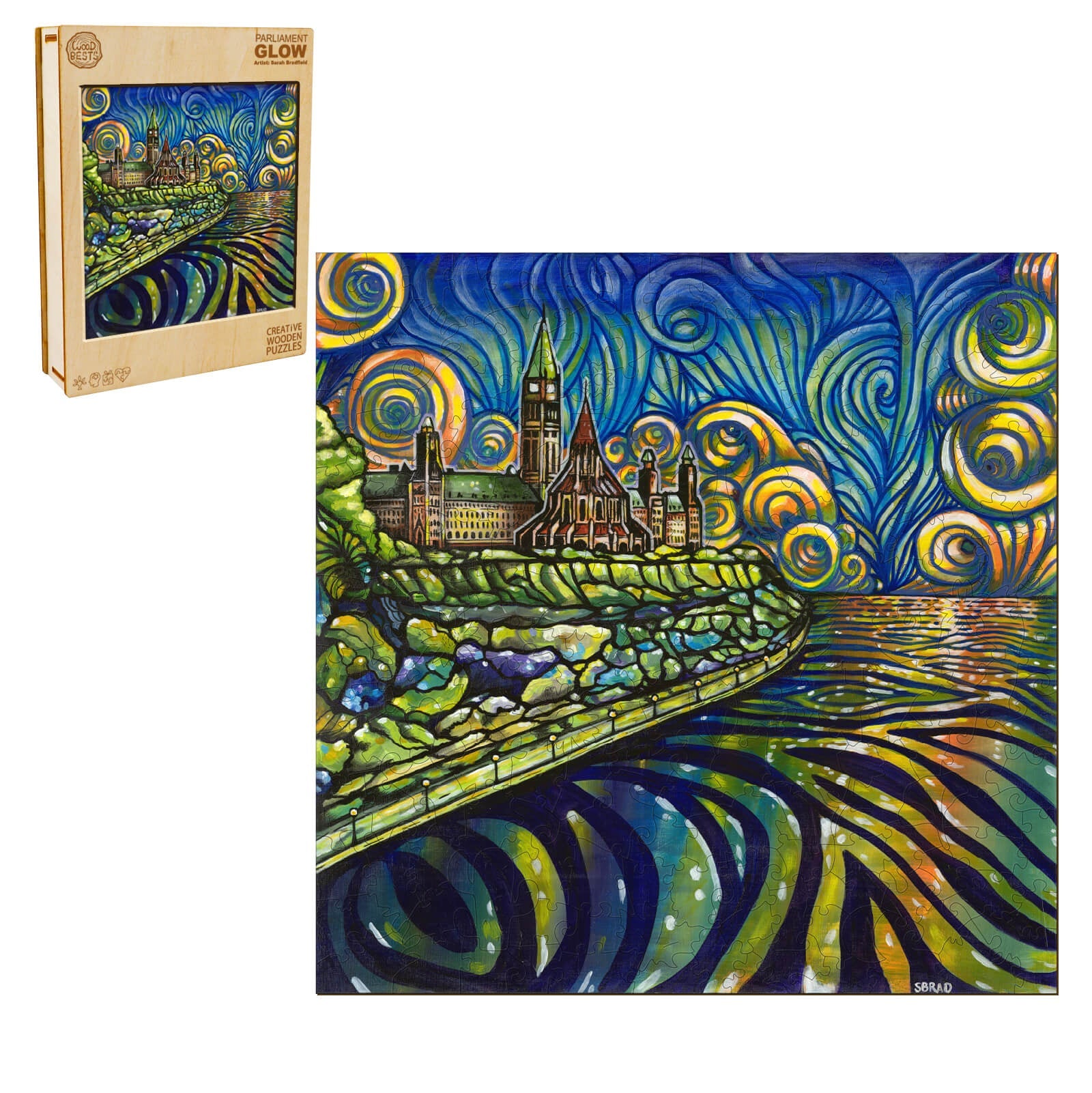 Parliament Glow - By Artist Sarah Bradfield