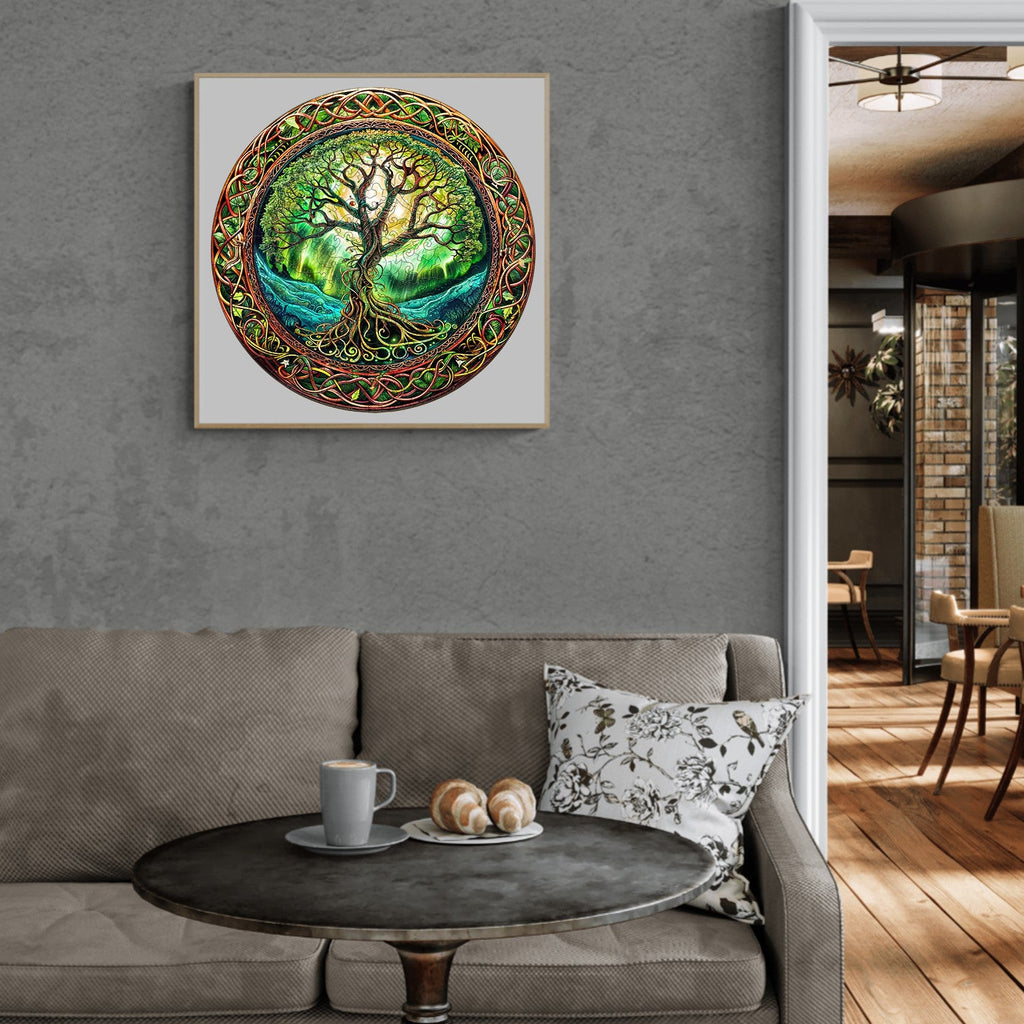 Aurora Tree of Life-2 Wooden Jigsaw Puzzle