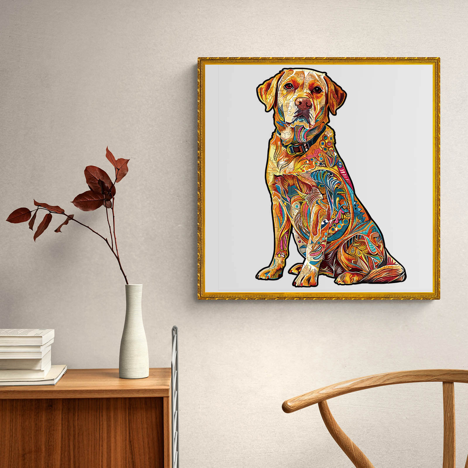 Handsome Labrador Wooden Jigsaw Puzzle