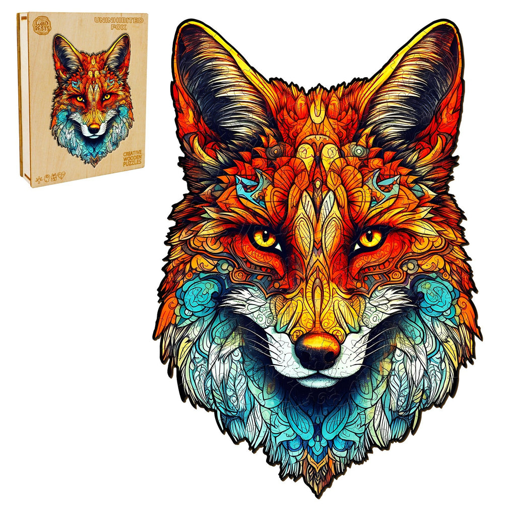 Uninhibited FOX Wooden Jigsaw Puzzle