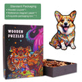 Clever Corgi 2 Wooden Jigsaw Puzzle
