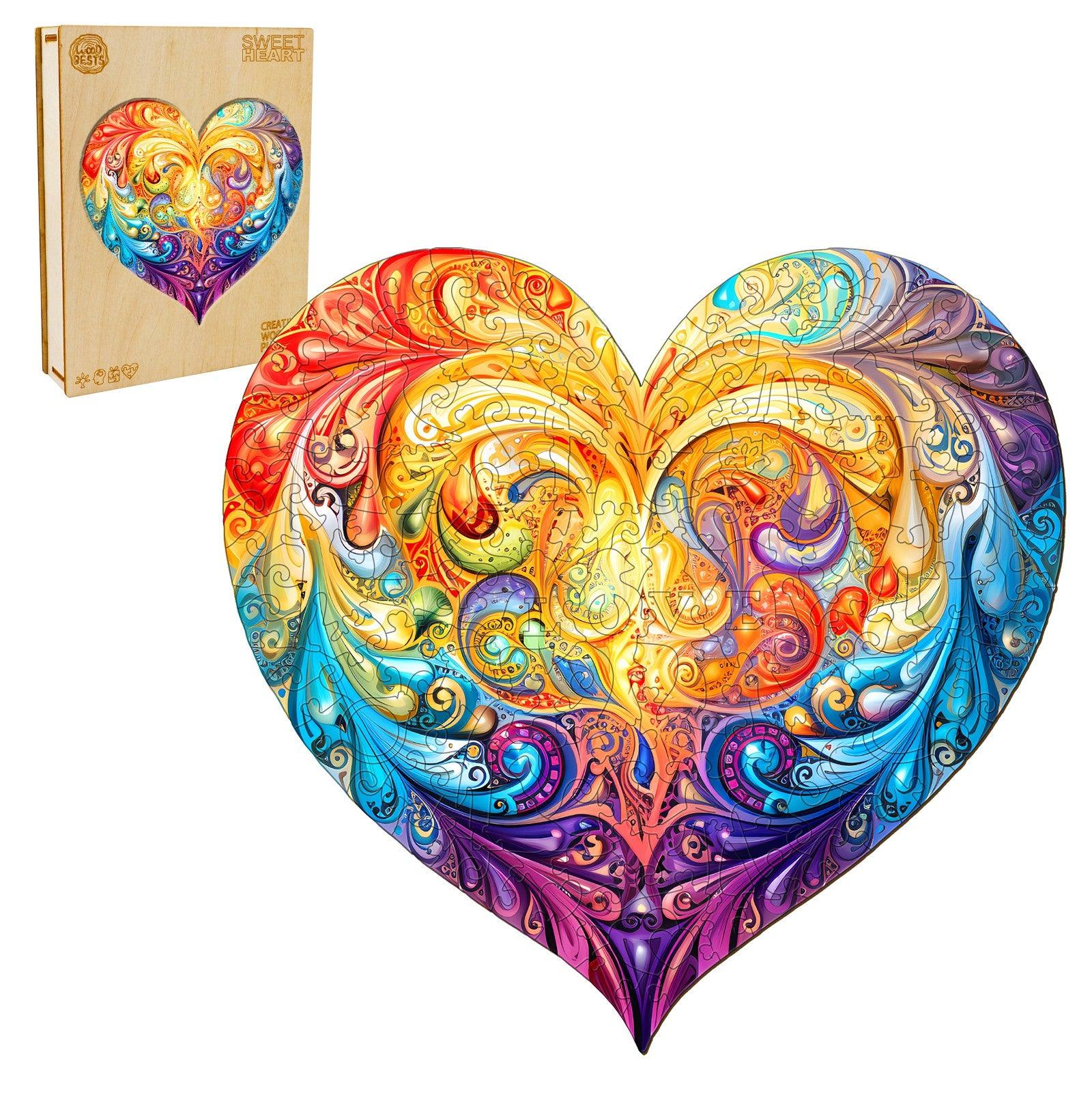 Sweet Heart Wooden Jigsaw Puzzle