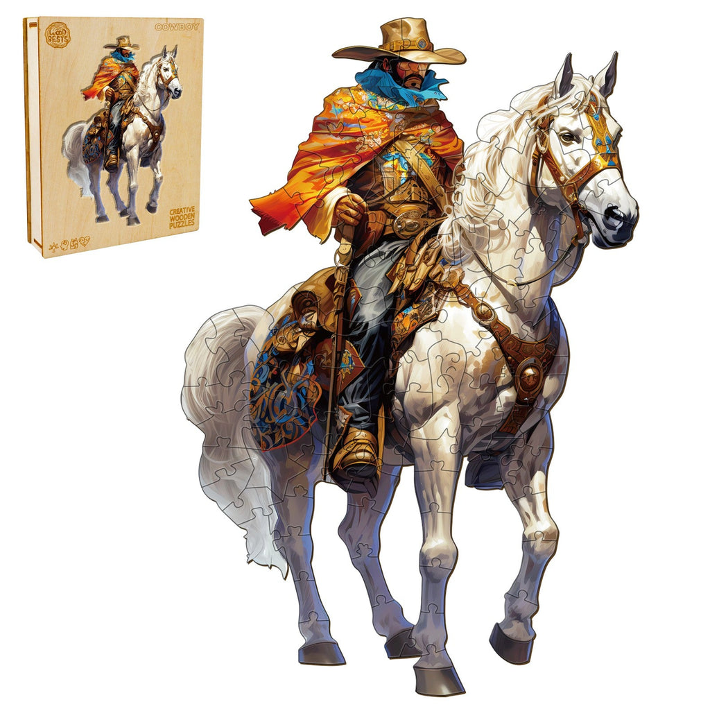 Cowboy Wooden Jigsaw Puzzle