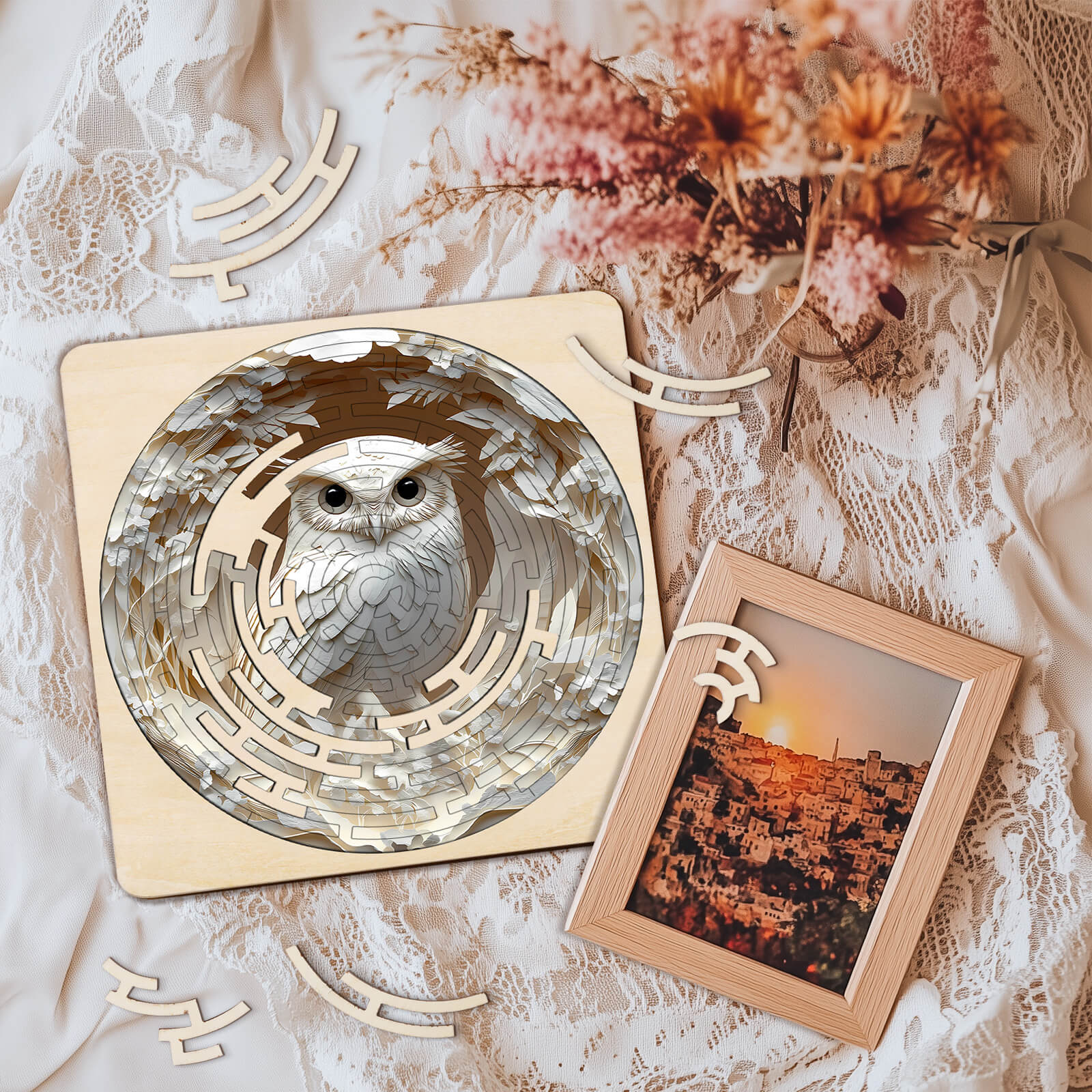 Maze Puzzles—Elegant Owl