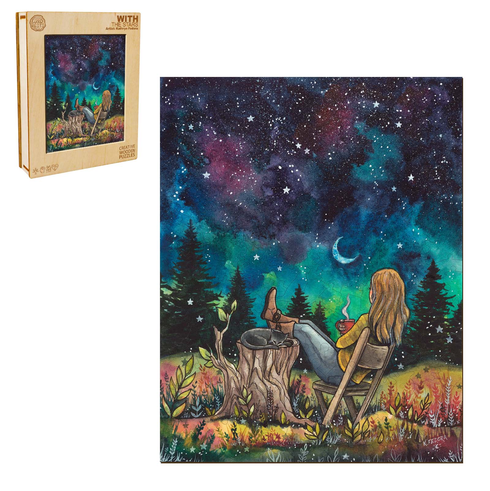 With The Stars - By Artist Kathryn Fedora