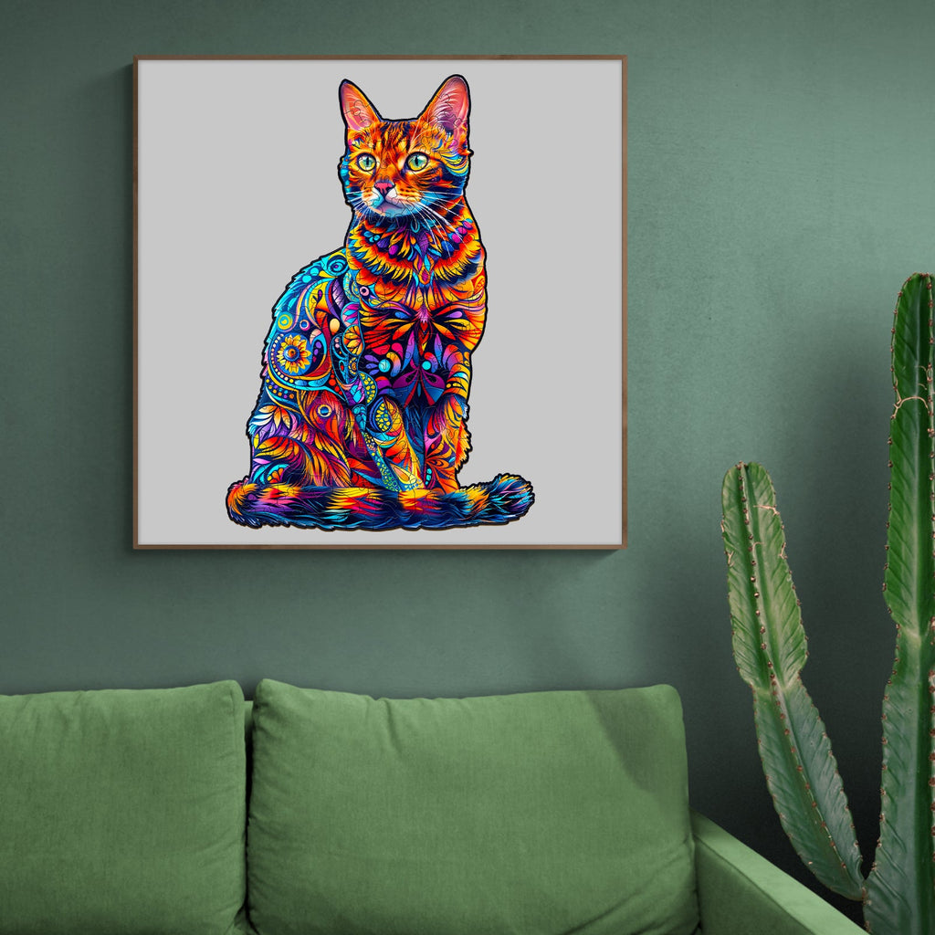 Bengal Cat-1 Wooden Jigsaw Puzzle