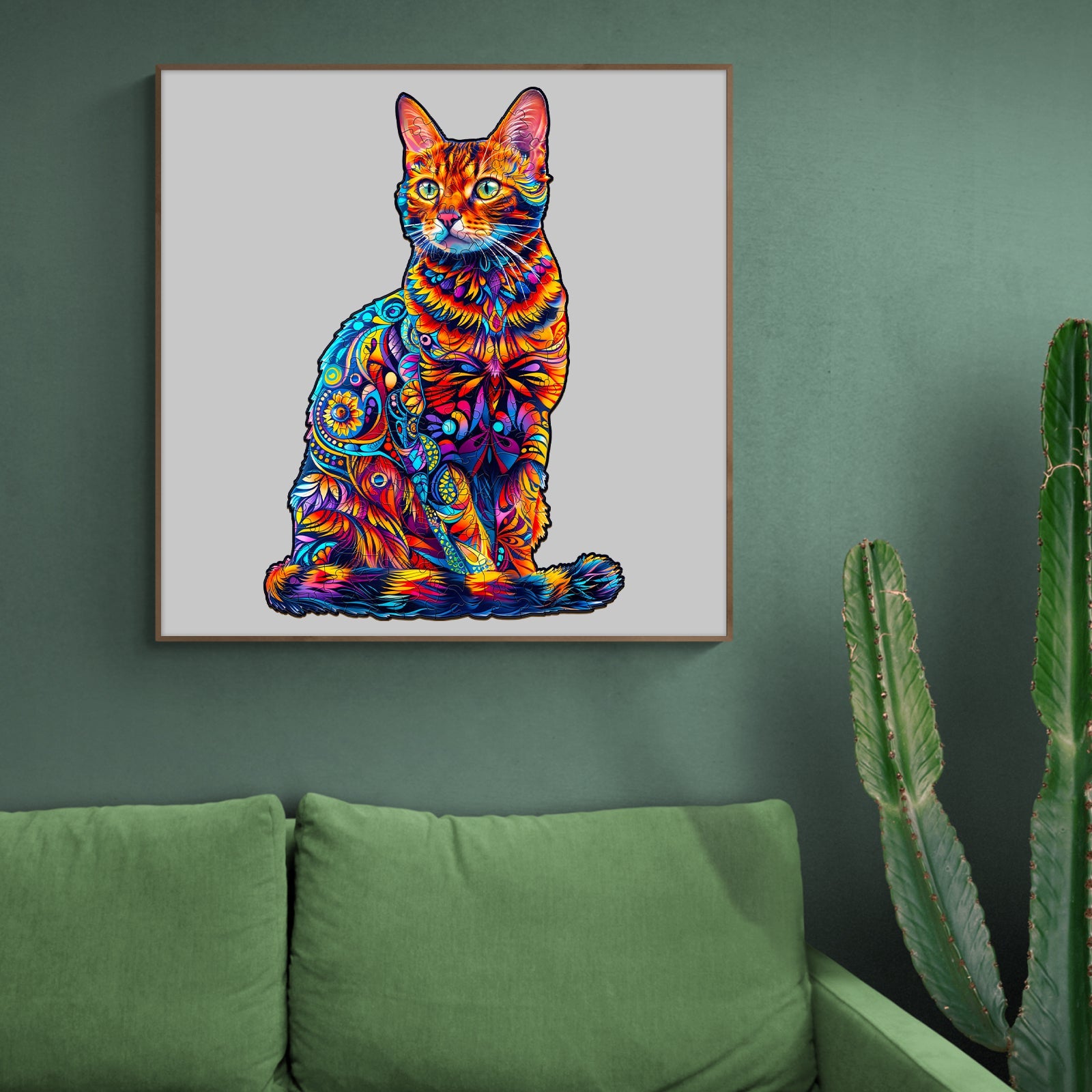 Bengal Cat-1 Wooden Jigsaw Puzzle