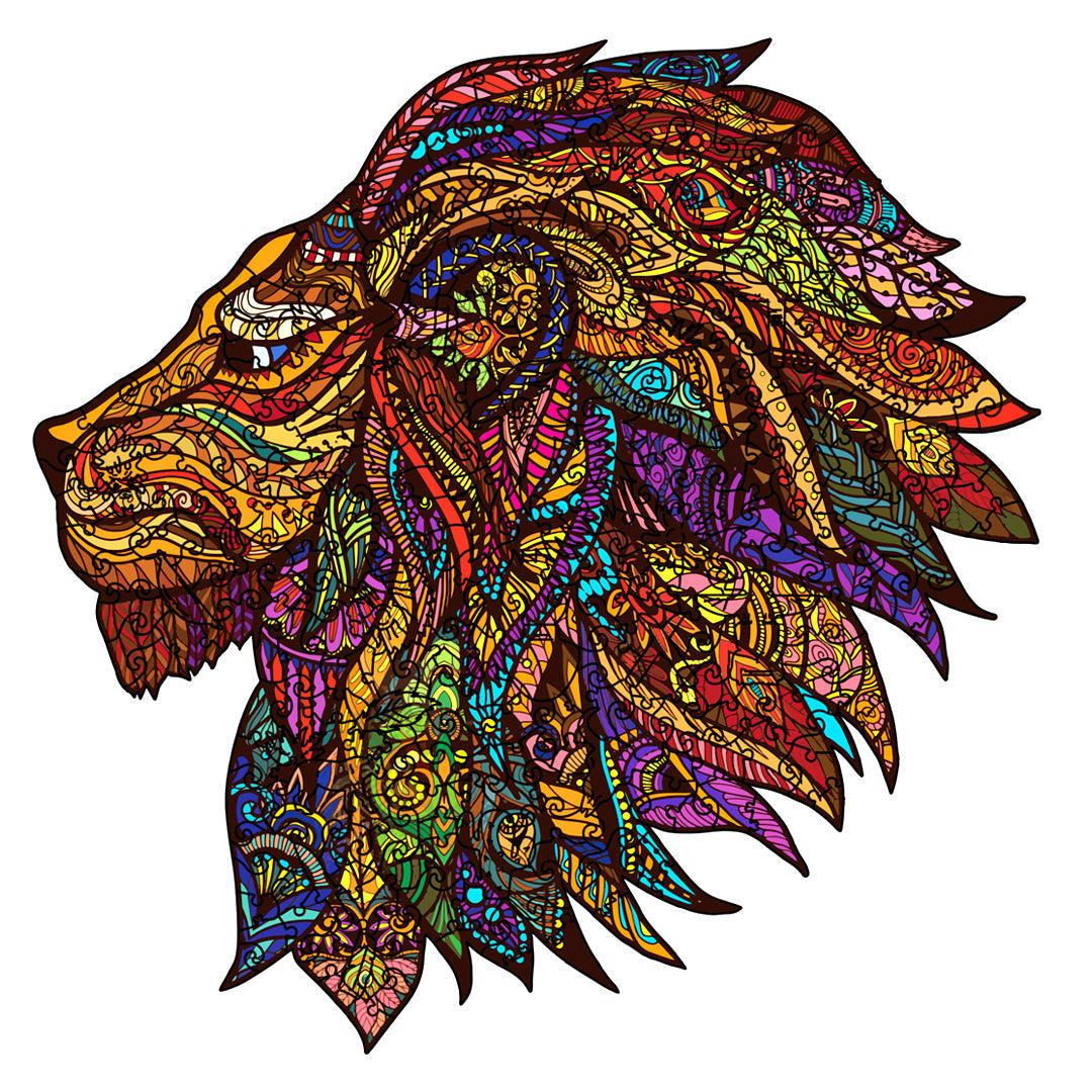 The Jungle King Wooden Jigsaw Puzzle