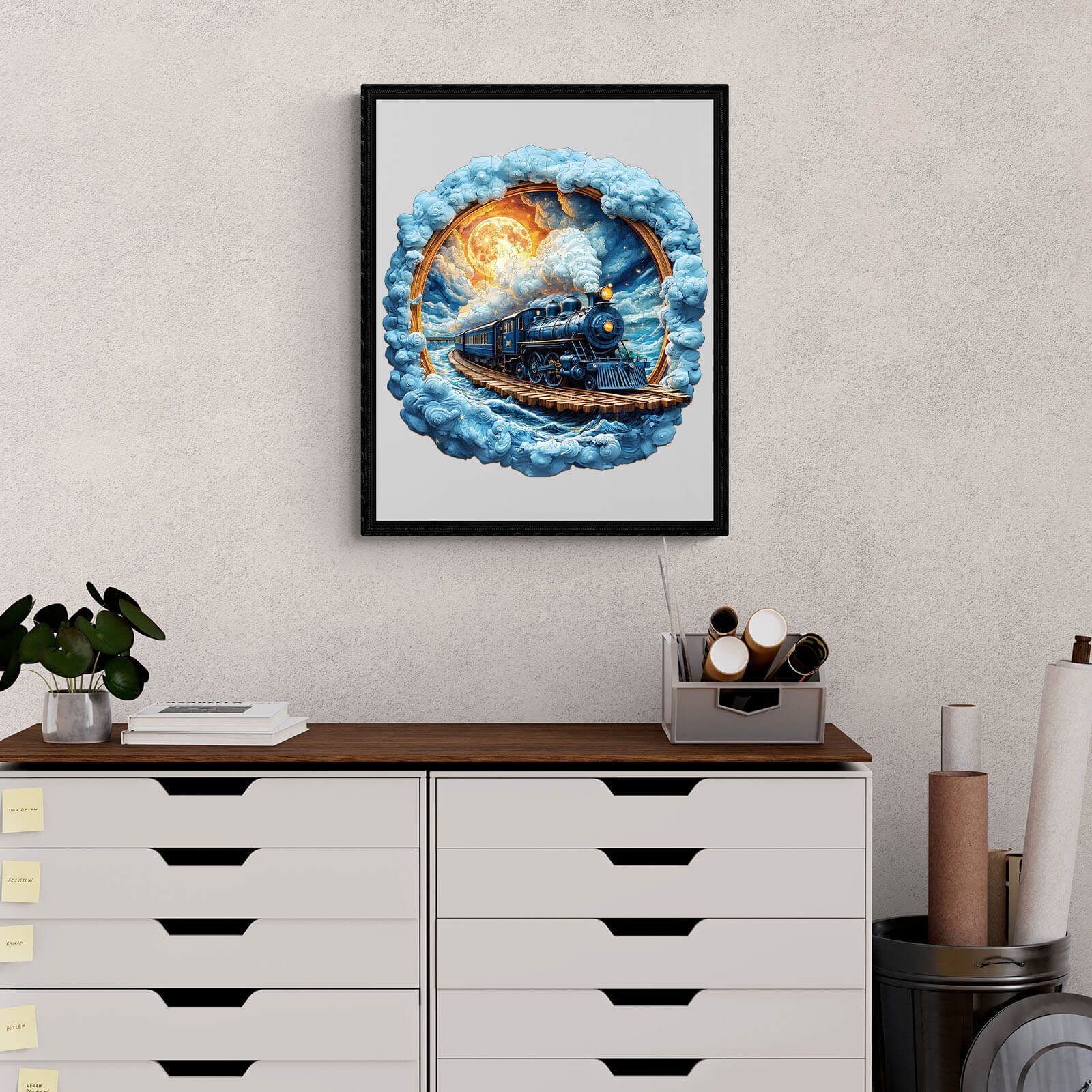 3D Moonlight Trajectory Wooden Jigsaw Puzzle