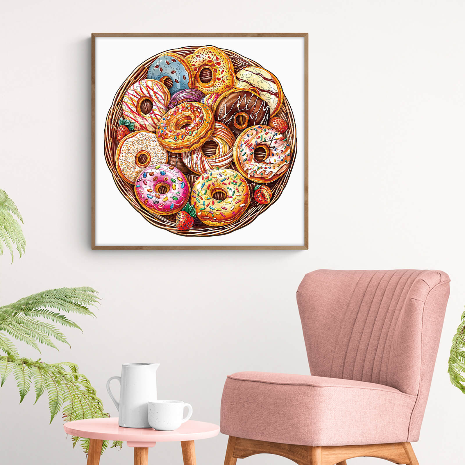 Donuts Wooden Jigsaw Puzzle