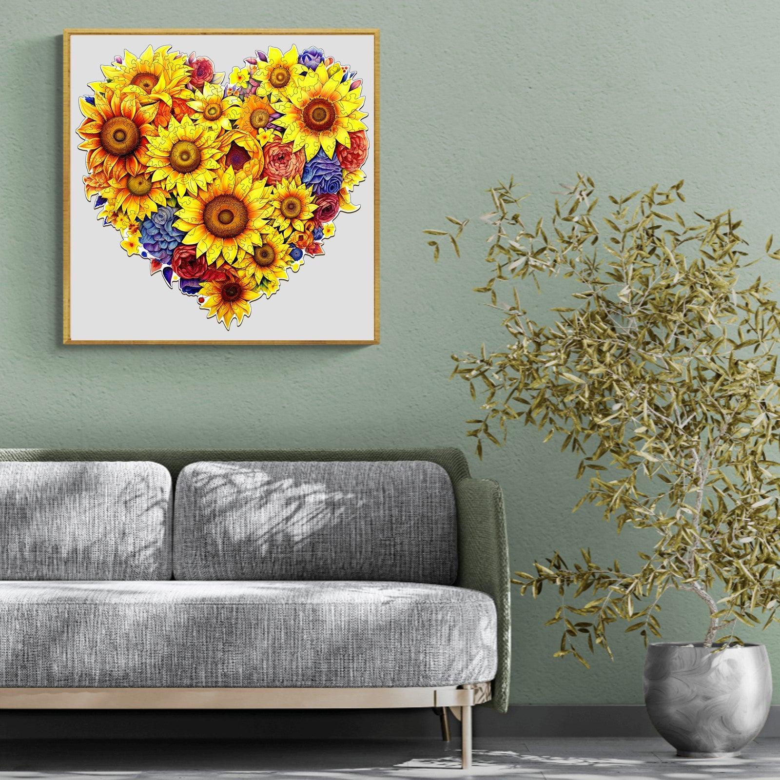 Sunflowers-2 Wooden Jigsaw Puzzle
