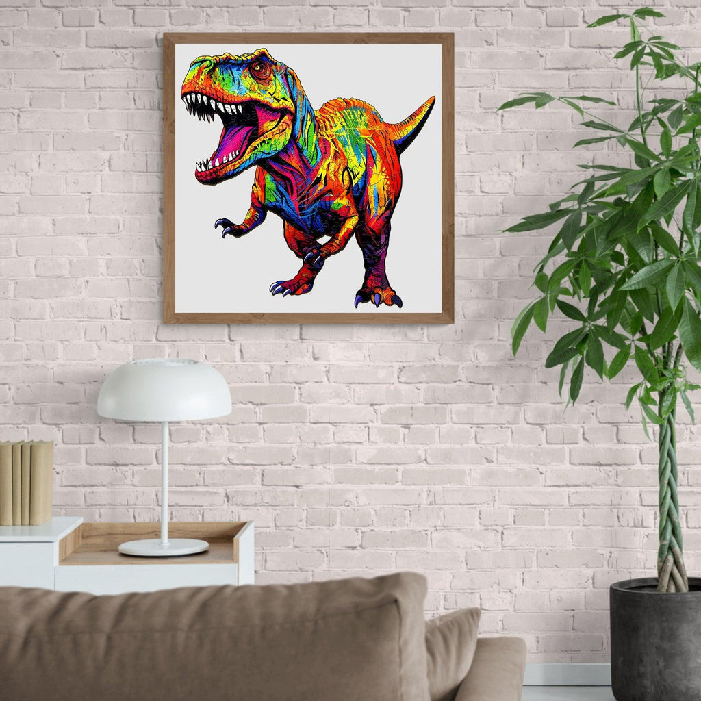 Roaring Tyrannosaurus Wooden Jigsaw Puzzle