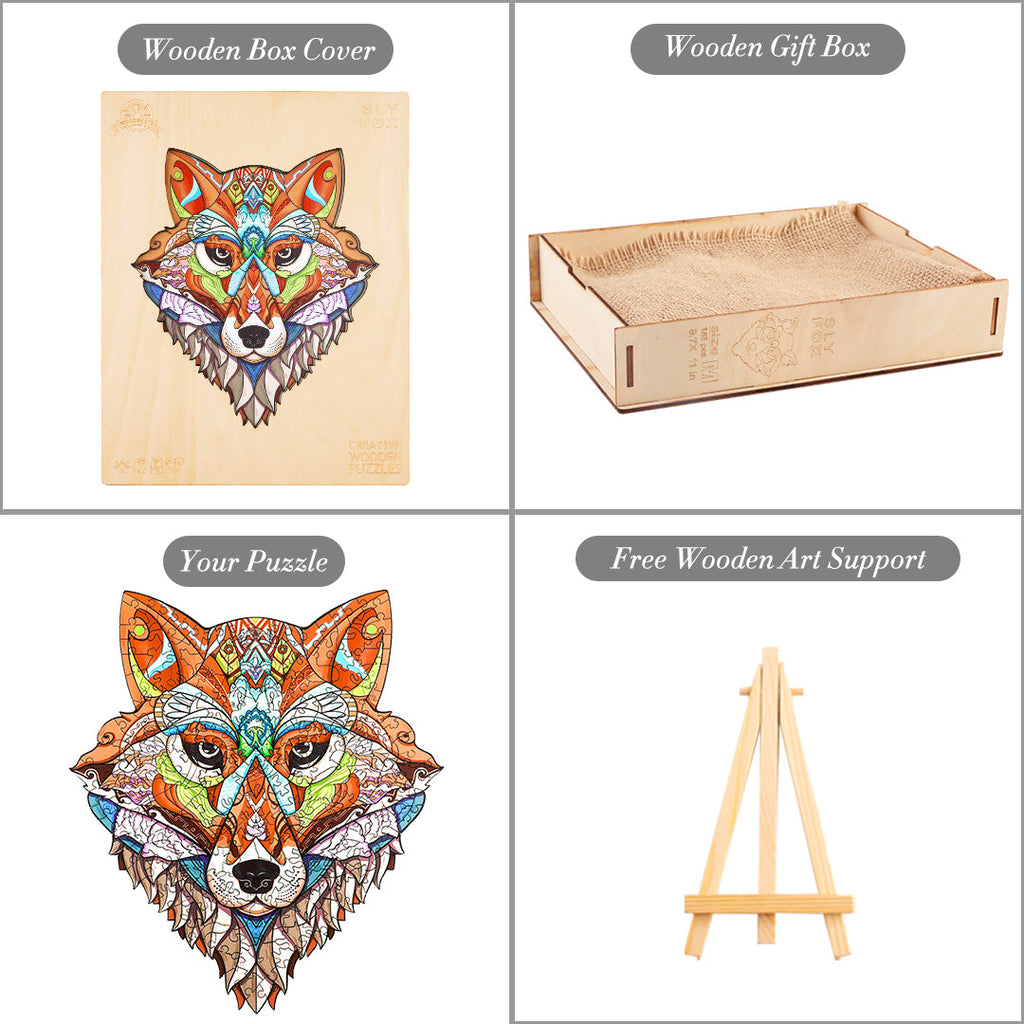 Sly Fox Wooden Jigsaw Puzzle