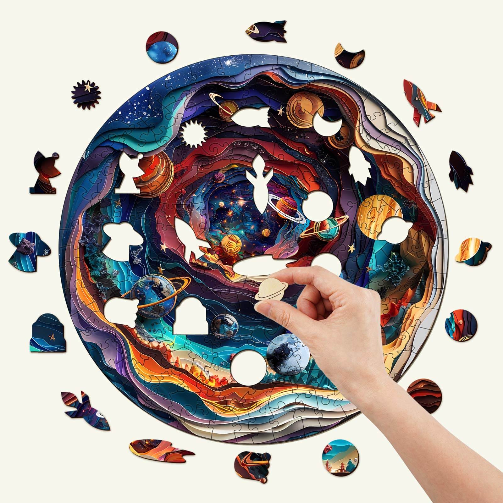 Universe Wooden Jigsaw Puzzle