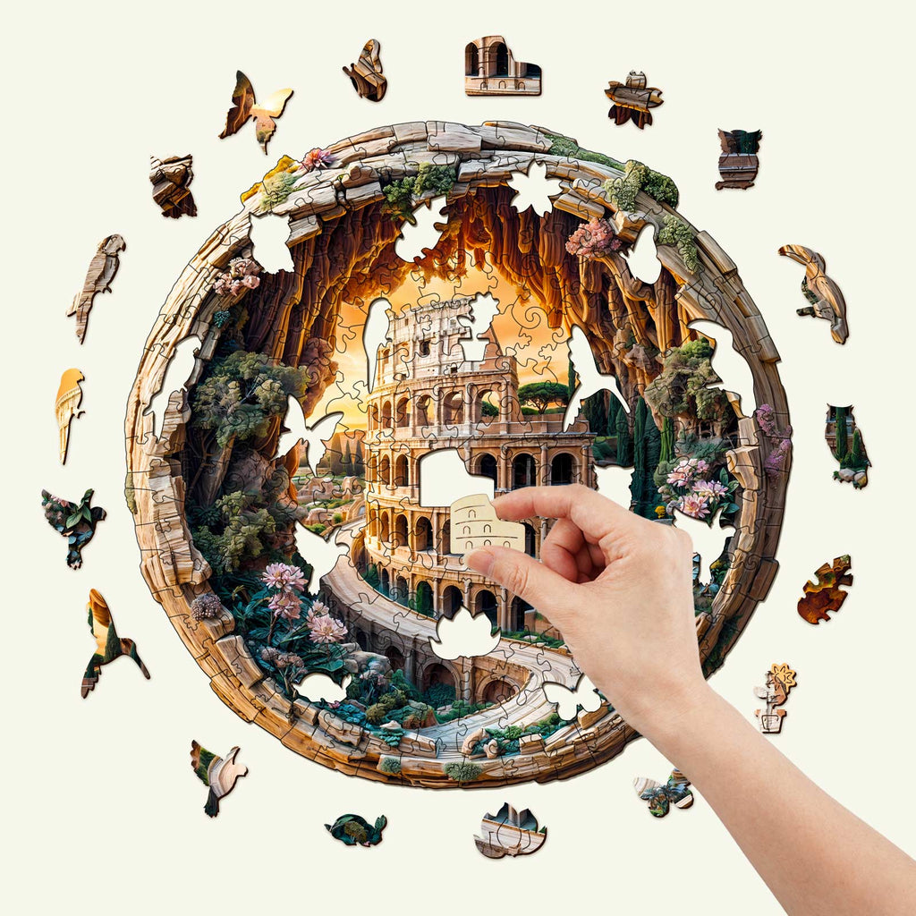 3D Colosseum Wooden Jigsaw Puzzle