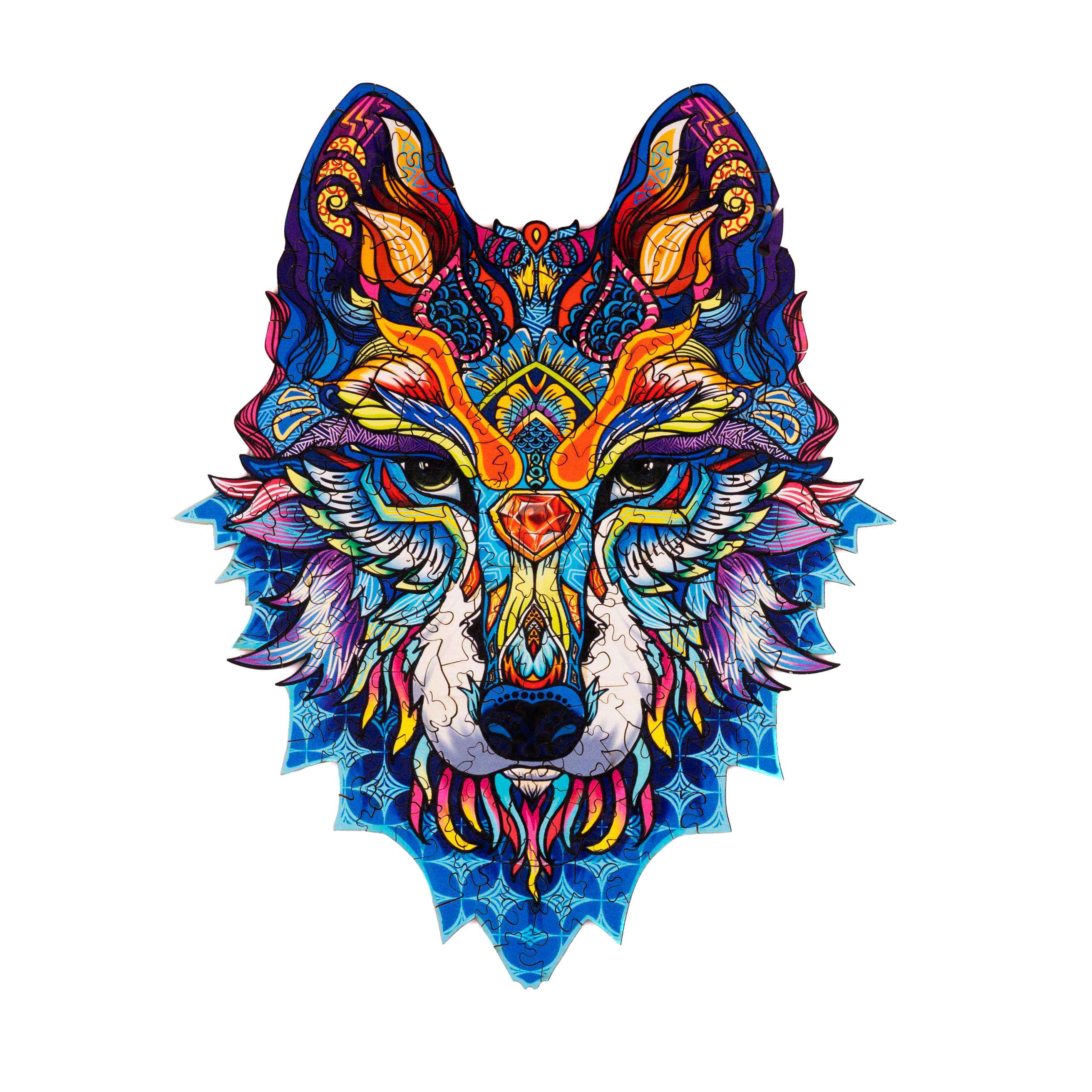 Snow Wolf Wooden Jigsaw Puzzle