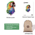 Proud Parrot Wooden Jigsaw Puzzle