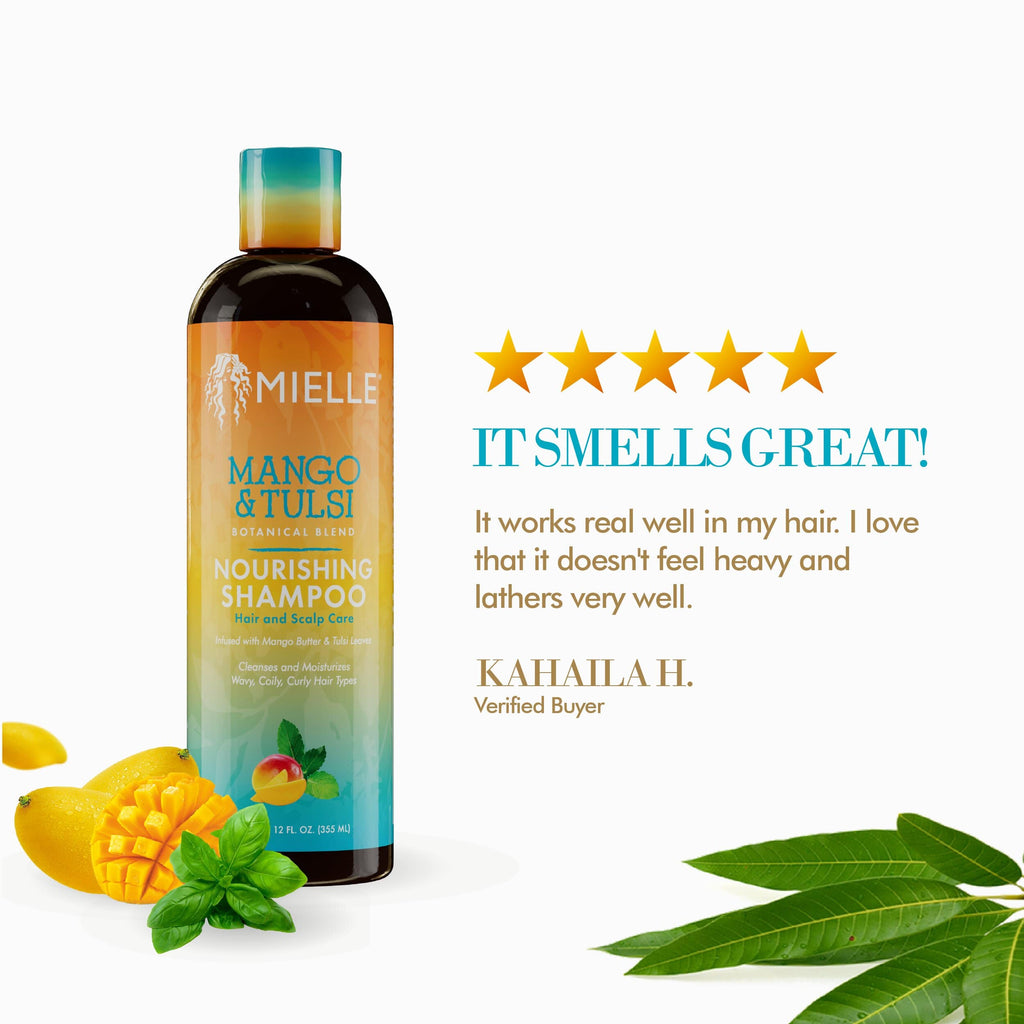 MIELLE Mango & Tulsi Nourishing Shampoo