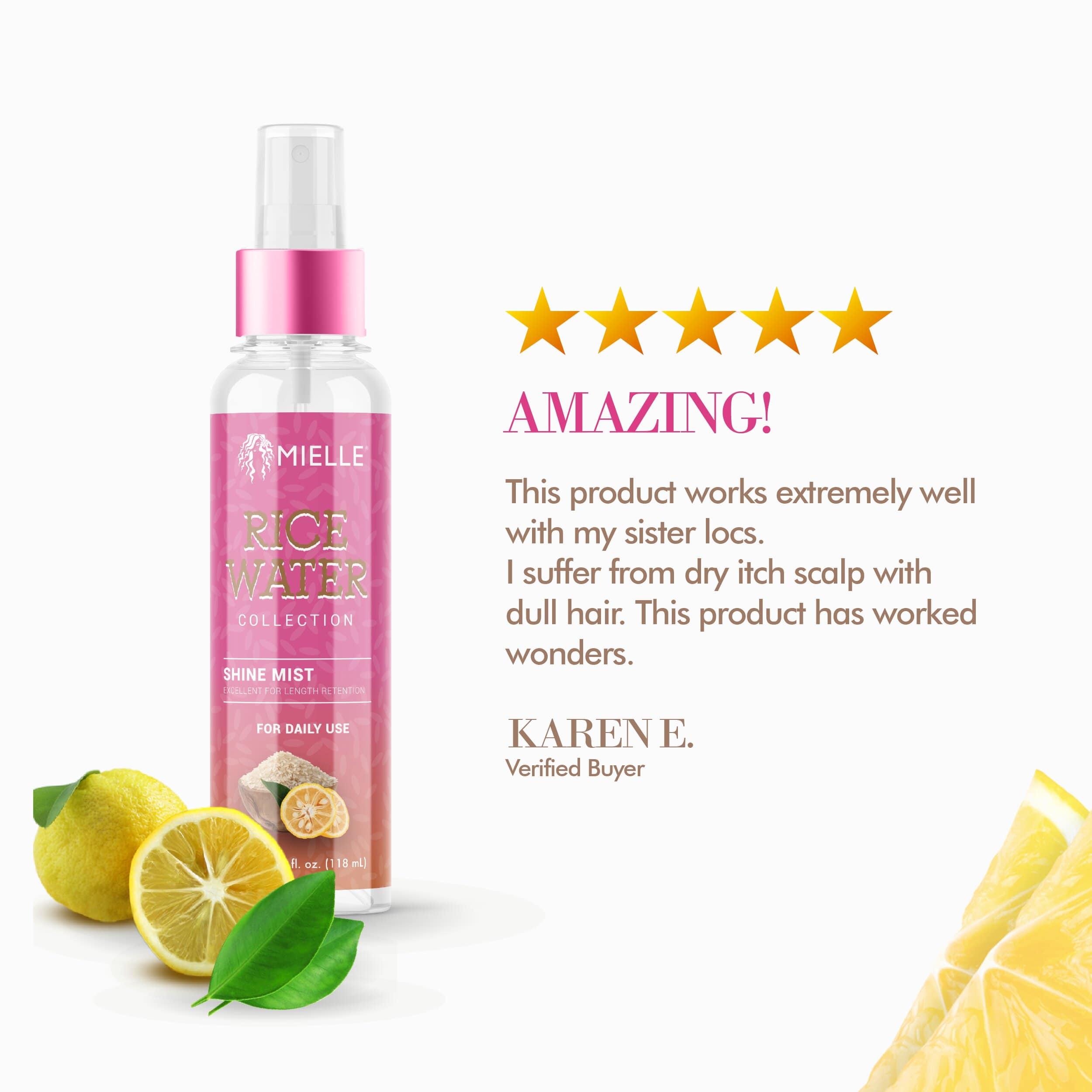 MIELLE Rice Water Shine Mist