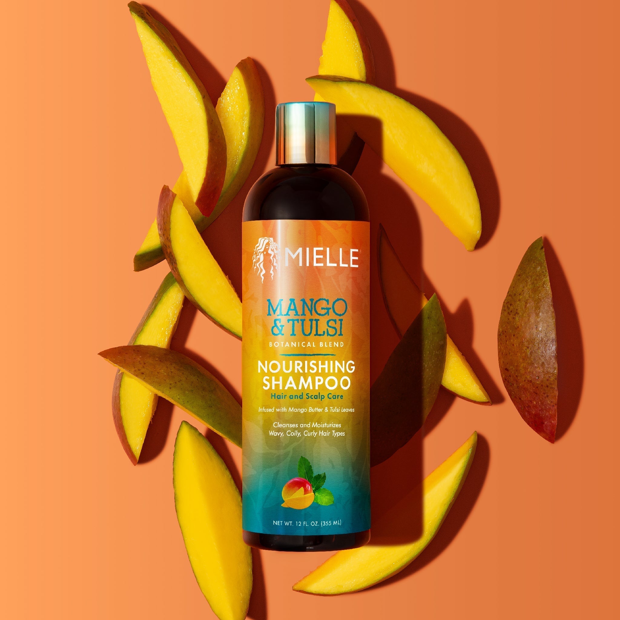 MIELLE Mango & Tulsi Nourishing Shampoo