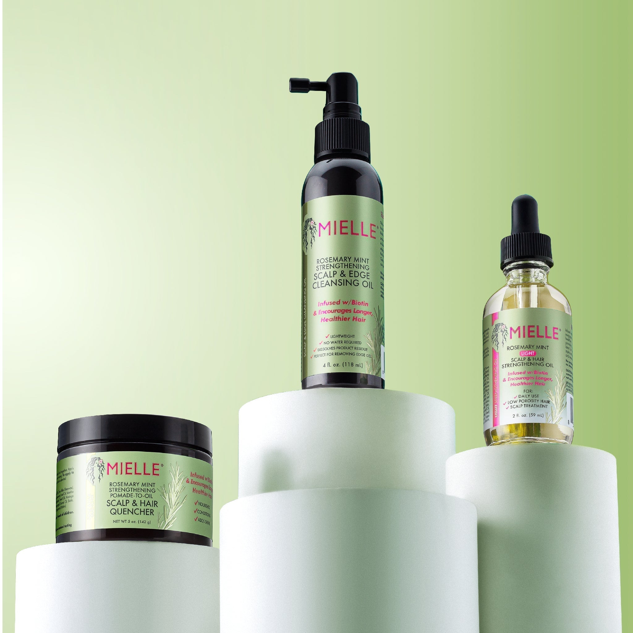 MIELLE Rosemary Mint Pomade-to-Oil Scalp & Hair Quencher