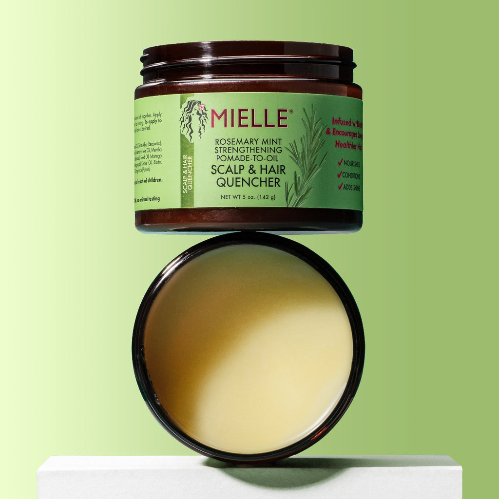 MIELLE Rosemary Mint Pomade-to-Oil Scalp & Hair Quencher