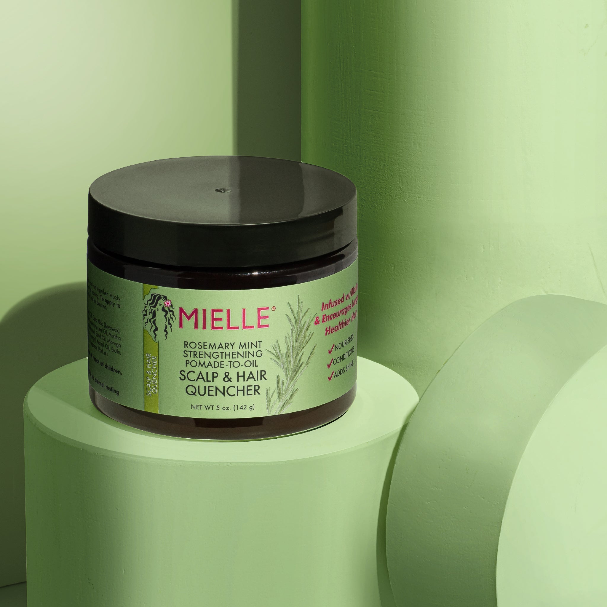 MIELLE Rosemary Mint Pomade-to-Oil Scalp & Hair Quencher