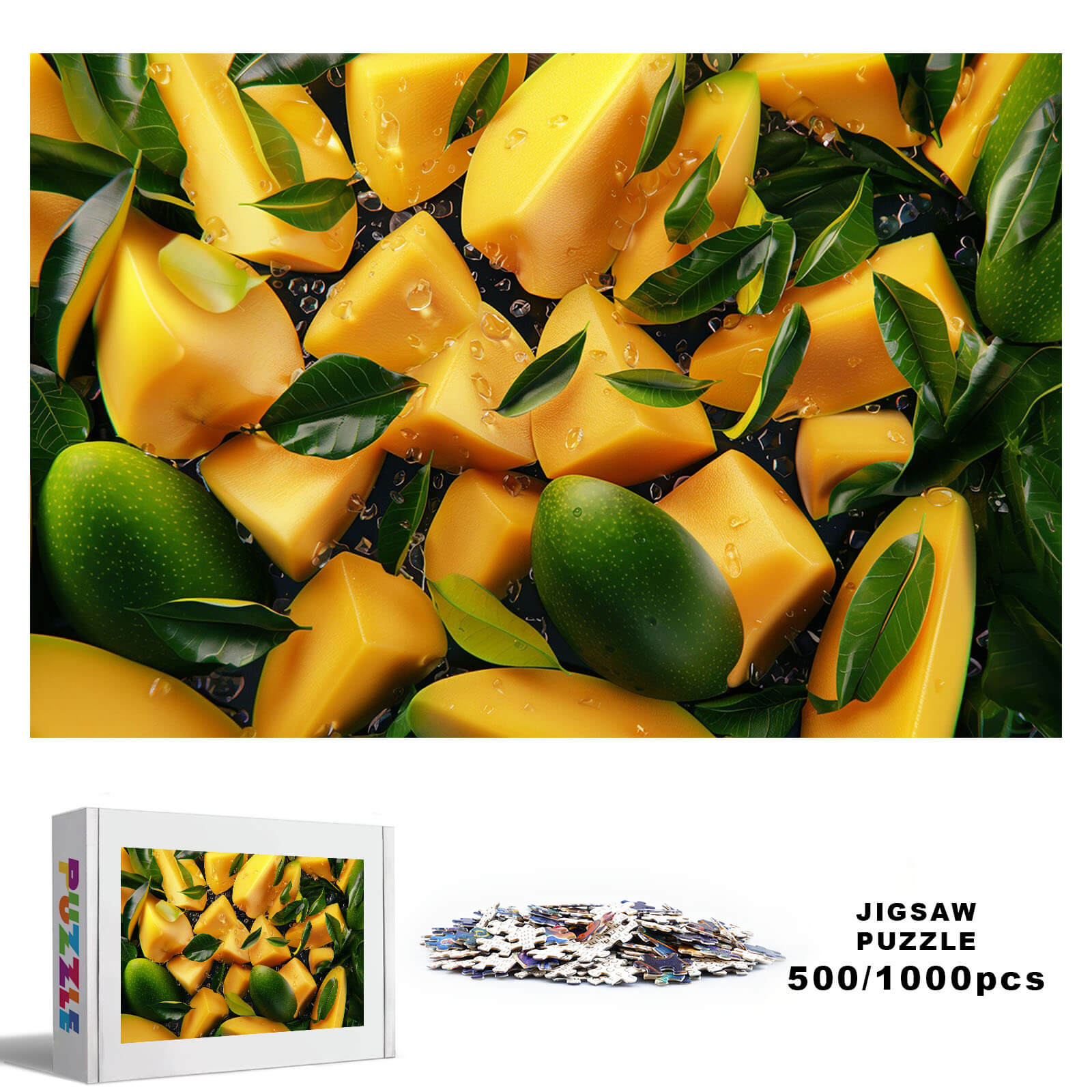 Fresh Mango 500 / 1000 Piece Puzzle