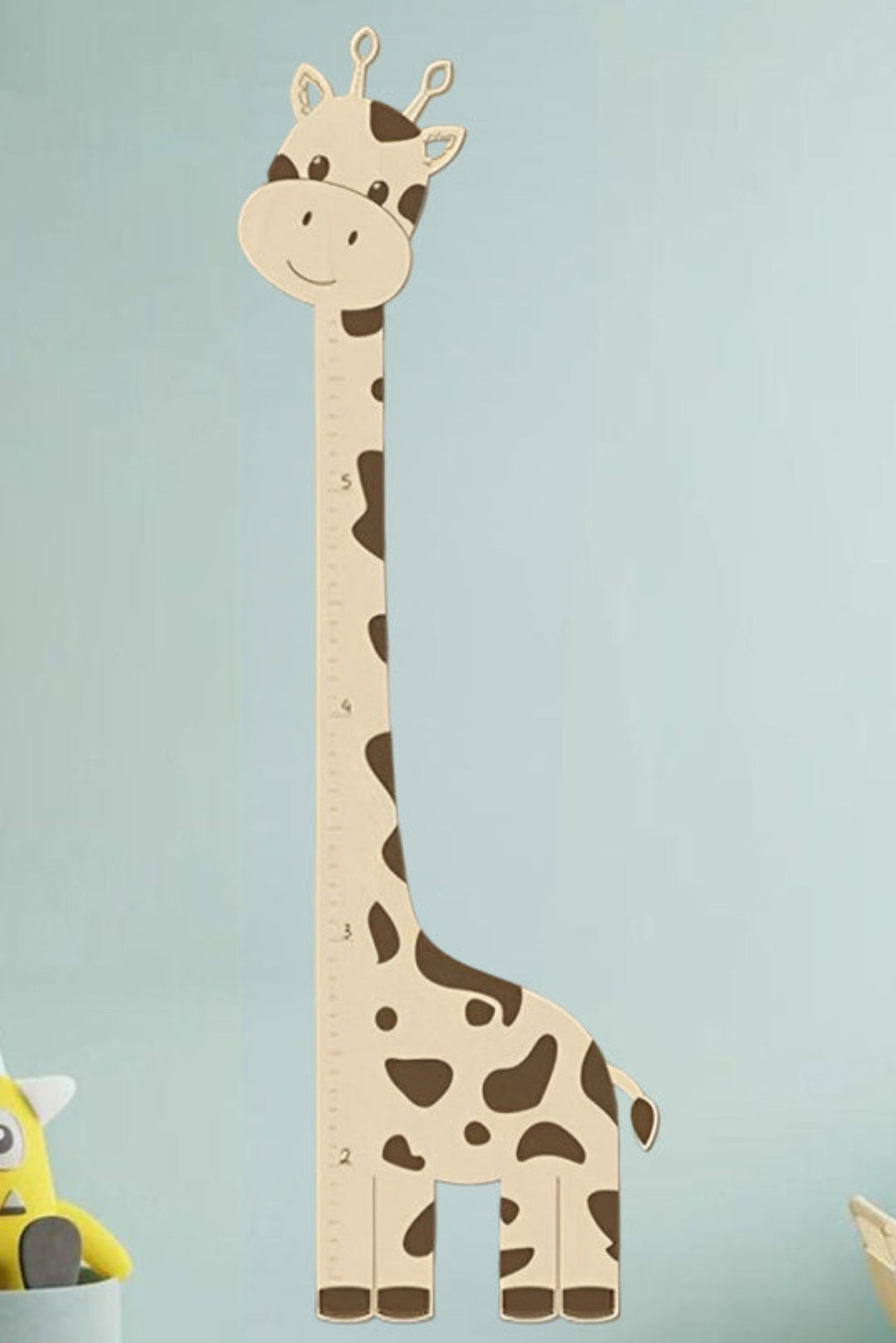Wooden Giraffe Growth Chart for Kids