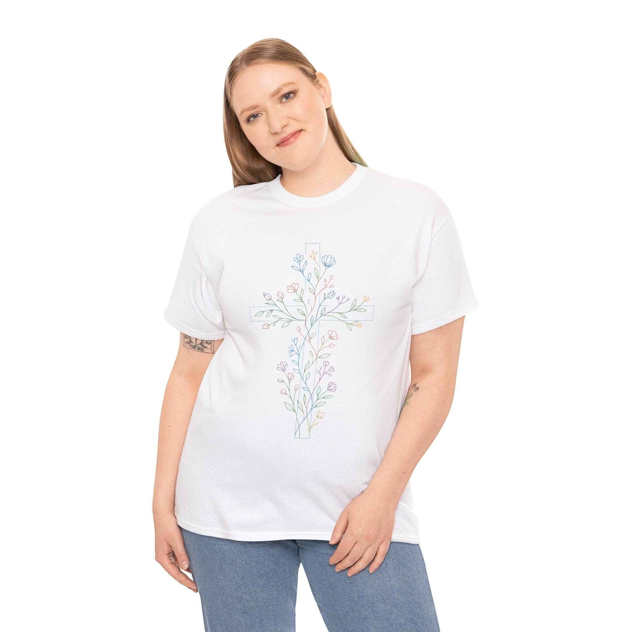 COLORFUL CROSS TEE