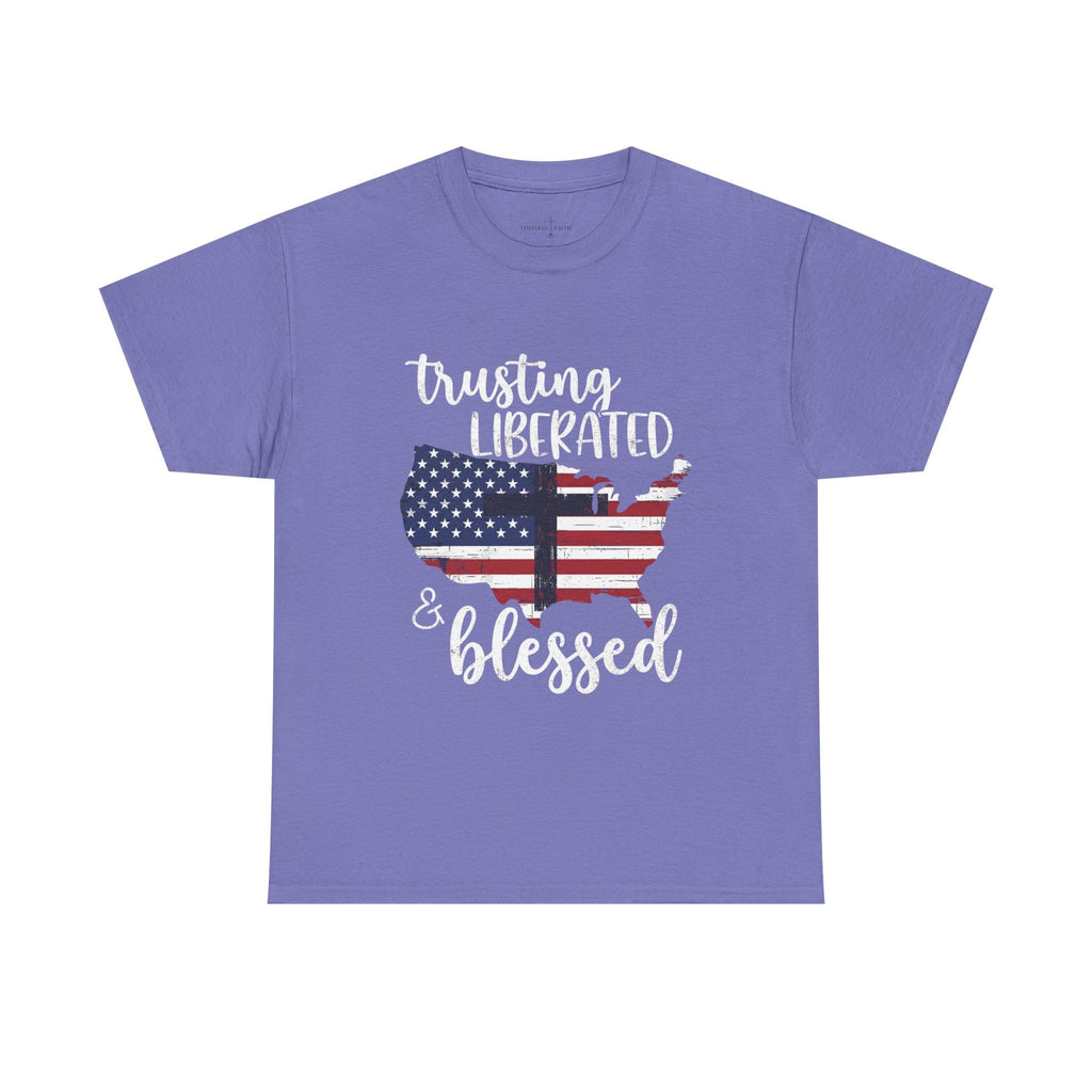 LIBERATED AND BLESSED TEE