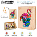 Passionate Flamingo Wooden Jigsaw Puzzle