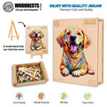 Yellow Labrador Wooden Jigsaw Puzzle
