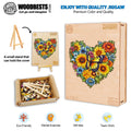 Flower Butterfly Wooden Jigsaw Puzzle