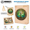 Aurora Tree of Life-2 Wooden Jigsaw Puzzle