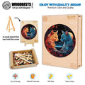 Yin Yang Cat-2 Wooden Jigsaw Puzzle